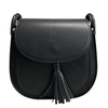 Modarno Borsa a Spalla Tracollina da Donna in Vera Pelle Made in Italy - 23x21x7