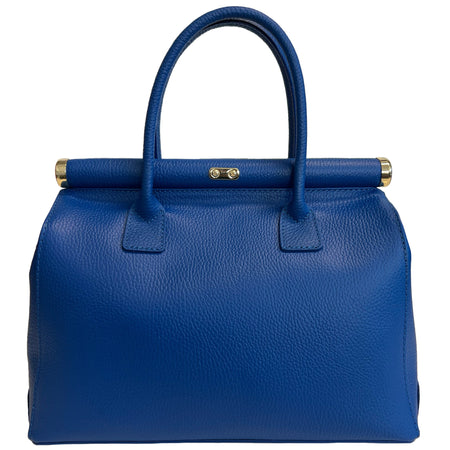 Modarno Handbag Borsa Donna a Mano Pelle con Tracolla Bauletto 35x28x16 cm