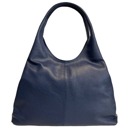 Modarno Sacca da Donna in Pelle | Nero | Borsa a Spalla | Vera Pelle | Made in Italy | Modello Samona