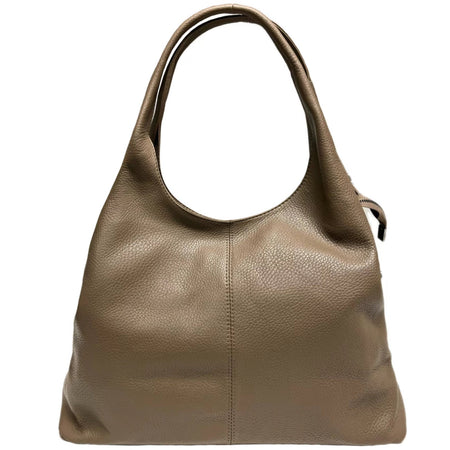 Modarno Sacca da Donna in Pelle | Nero | Borsa a Spalla | Vera Pelle | Made in Italy | Modello Samona