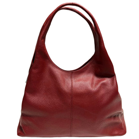 Modarno Sacca da Donna in Pelle | Nero | Borsa a Spalla | Vera Pelle | Made in Italy | Modello Samona