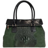 Modarno Borsa donna vera pelle scamosciato con manico dotato di tracolla rimovibile 38x14x25 cm