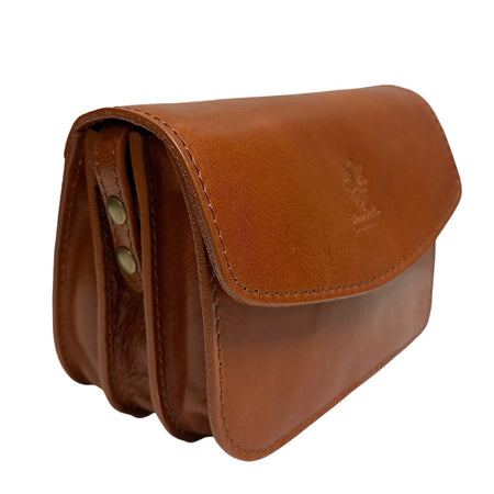 Borsa a mano in pelle "Delia", borsa a tracolla, borsa a mano in pelle naturale, borsa a cartella, vera pelle, marrone, borsa a tracolla, borsa piccola