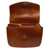 Borsa a mano in pelle Delia, borsa a tracolla, borsa a mano in pelle naturale, borsa a cartella, vera pelle, marrone, borsa a tracolla, borsa piccola