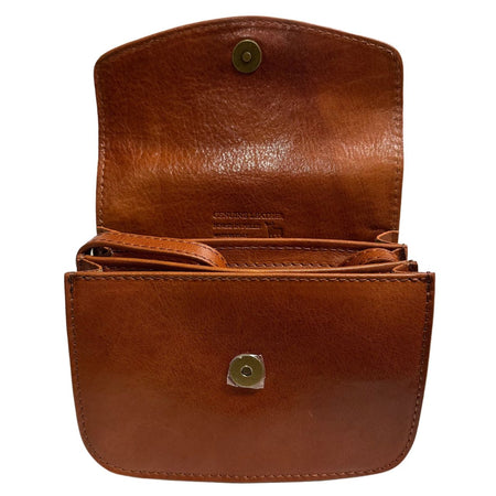 Borsa a mano in pelle "Delia", borsa a tracolla, borsa a mano in pelle naturale, borsa a cartella, vera pelle, marrone, borsa a tracolla, borsa piccola