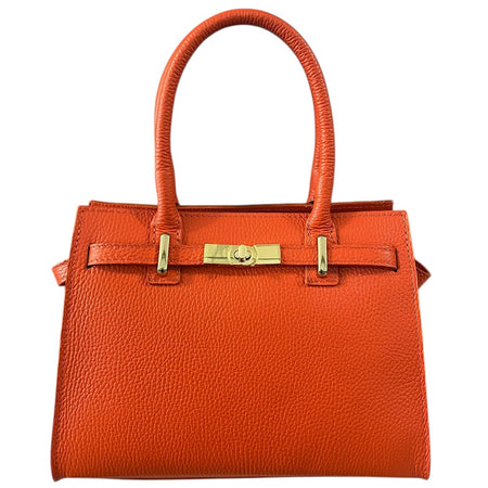 Modarno Borsa a mano e a tracolla "Gina"  in vera pelle 28x14x20cm