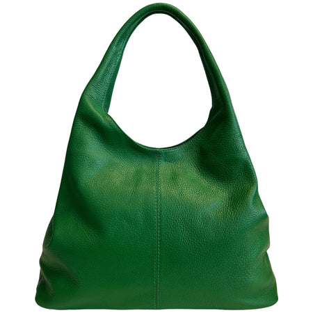 Modarno Sacca da Donna in Pelle | Nero | Borsa a Spalla | Vera Pelle | Made in Italy | Modello Samona