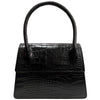 Modarno Borsetta donna trapezio in vera pelle dollaro 21x8x16 cm