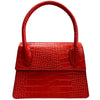 Modarno Borsetta donna trapezio in vera pelle dollaro 21x8x16 cm