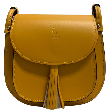 Modarno Borsa a Spalla Tracollina da Donna in Vera Pelle Made in Italy - 23x21x7