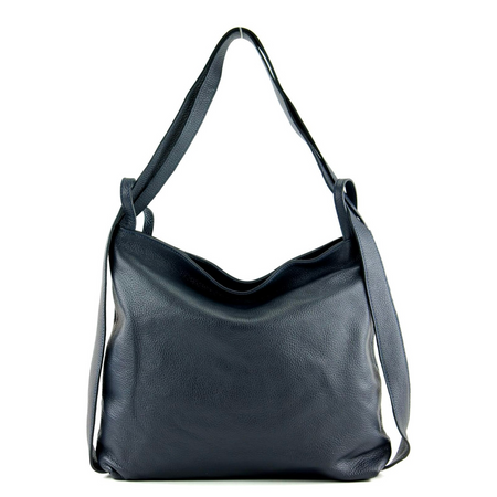 Modarno Shopper Zaino in Vera Pelle da donna 2in1