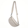 Modarno Borsa marsupio e tracolla da donna e uomo unisex in vera pelle 23x7x12 cm
