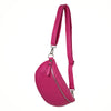 Modarno Borsa marsupio e tracolla da donna e uomo unisex in vera pelle 23x7x12 cm