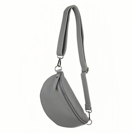 Modarno Borsa marsupio e tracolla da donna e uomo unisex in vera pelle 23x7x12 cm