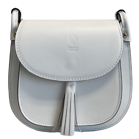 Modarno Borsa a Spalla Tracollina da Donna in Vera Pelle Made in Italy - 23x21x7