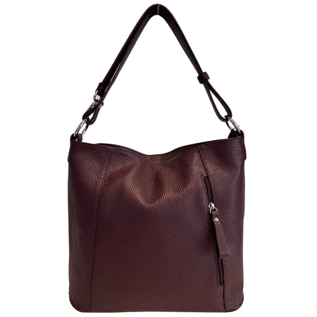 Modarno Borsa a spalla/tracolla da donna in vera pelle, Borsa Tote, Borsa Sportiva