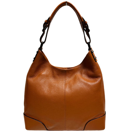 Modarno Borsa da donna italiana Borsa a spalla, Borsa a tracolla, Borsa a mano, in vera pelle Rocxy