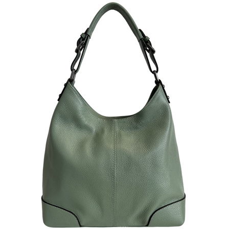 Modarno Borsa da donna italiana Borsa a spalla, Borsa a tracolla, Borsa a mano, in vera pelle Rocxy