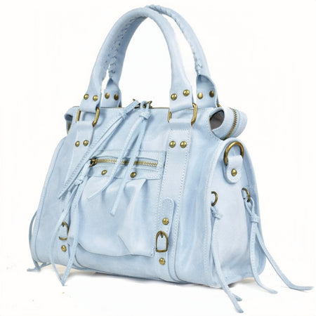 Modarno Borsa Confy in vera pelle made in Italy 26x12x20 cm