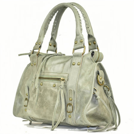 Modarno Borsa Confy in vera pelle made in Italy 26x12x20 cm