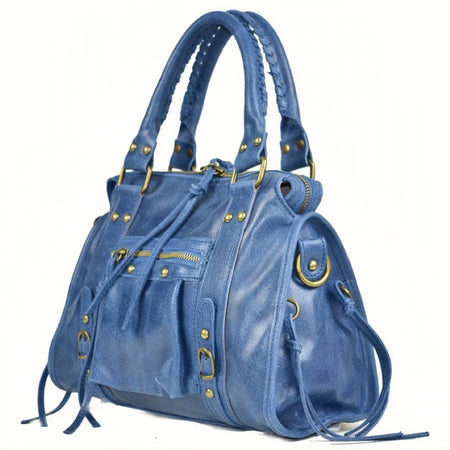 Modarno Borsa Confy in vera pelle made in Italy 26x12x20 cm