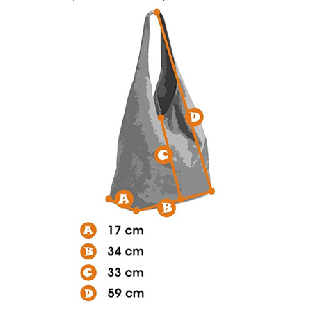 Modarno Borsa a tracolla da donna in pelle scamosciata pochette, borsa a tracolla, shopper, da donna, in vera pelle