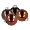 Palline per albero di Natale Bronzo e Marrone lucide, opache, glitterate da Ø 3 cm 20 sfere
