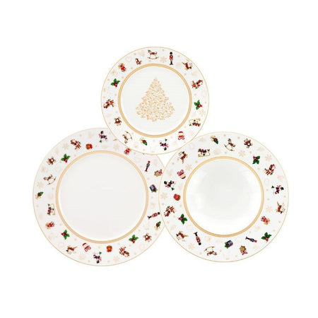 Weissestal Servizio Tavola 18 Pezzi Toys Natale 2511S180