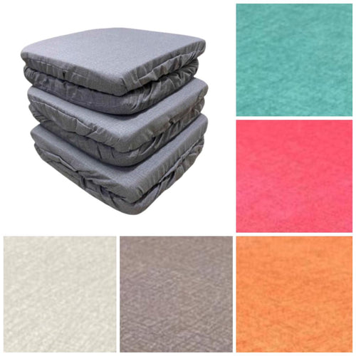 6 COPRISEDIA CUSCINI CON ELASTICO VESTI PER SEDIA IMBOTTITO SFODERABILE OFFERTA