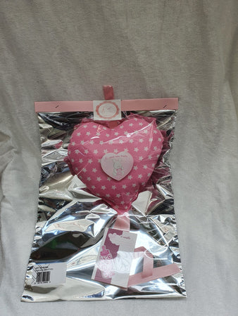 Fiocco Nascita Cuore Rosa