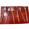 Set 6 attrezzi per contadini ideale come decorazione per presepe natalizio.