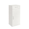 Colonna bassa con 1 anta e 1 cassetto, mobile componibile Level 45 x h 100 cm