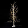 Albero di Natale spoglio con 900 MicroLed a led bianco  h 150 cm