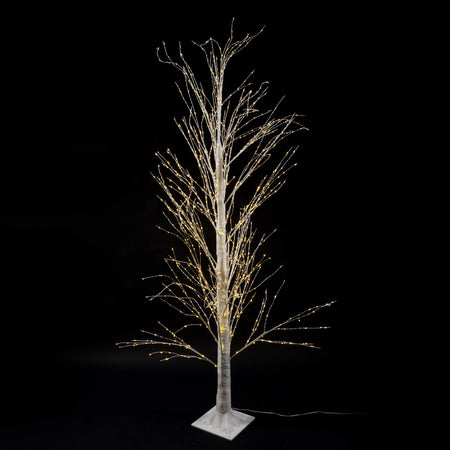 Albero di Natale spoglio con 900 MicroLed a led bianco  h 150 cm