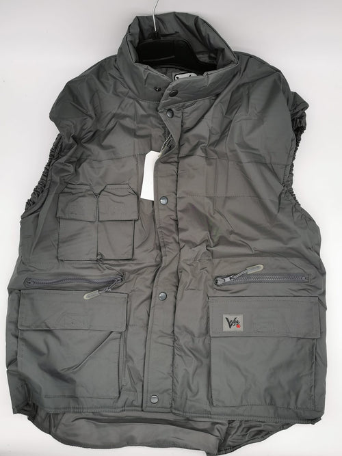 GILET MULTI TASCHE MODELLO COMFORT DA LAVORO COLORE GRIGIO VEGA XL