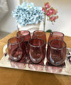 Set 6 Bicchieri Acqua Hanna Home in Vetro