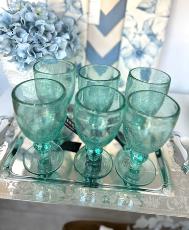 Set 6 Calici Vino Hanna Home in Vetro