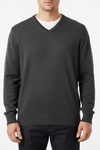 Maglia uomo Bramante - scollo a V Colore nero Cotone Made in Italy