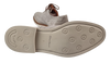 Scarpa Uomo Santoni - Derby Stringata Brogue Grigio chiaro