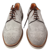 Scarpa Uomo Santoni - Derby Stringata Brogue Grigio chiaro
