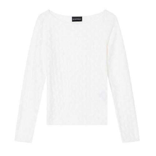 EMPORIO ARMANI maglie donna emporio armani - maglia - bianco da donna