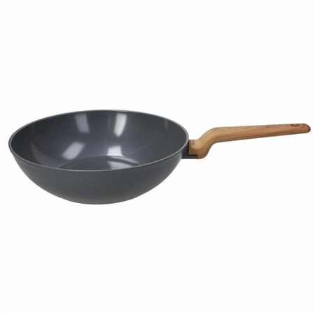 Wok 1 manico 28 cm Recycled T-Care grigio Tognana