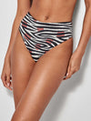 Slip alto con top bikini Gisela Estampado