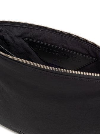 Bottega Veneta Pochette Light Paper in Nylon nero da uomo