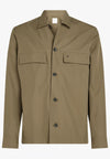 calvin klein CAMICIA COTTON BLEND OVERSHIRT da uomo
