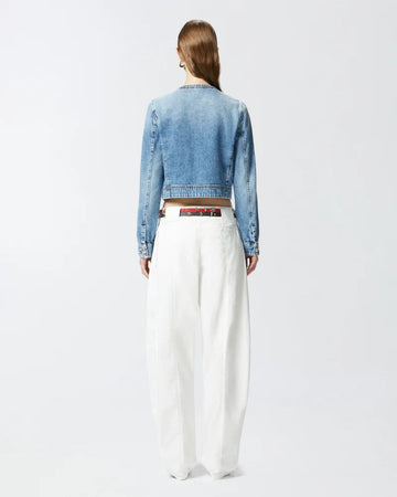 Pinko DURBAN GIUBBINO DENIM BLUE RIO 25 da donna