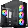 Case per PC - XIGMATEK - CUBI II - Cube - E-ATX - Vetro temperato - ARGB - Nero
