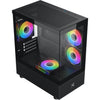 Case PC - XIGMATEK - Alphard M - Mini tower - M-ATX - Vetro temperato - ARGB - Nero