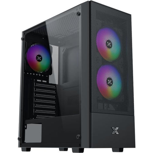 Case PC Mid-Tower senza PSU - XIGMATEK HERO II Air 3F (Nero) - ATX/Micro ATX - 3x120mm FRGB - Mesh - USB 3.0/2.0