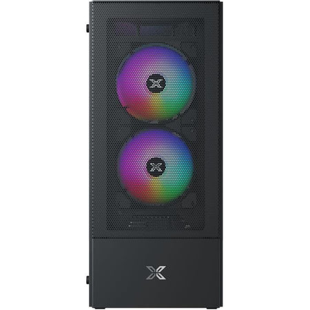 Case PC Mid-Tower senza PSU - XIGMATEK HERO II Air 3F (Nero) - ATX/Micro ATX - 3x120mm FRGB - Mesh - USB 3.0/2.0